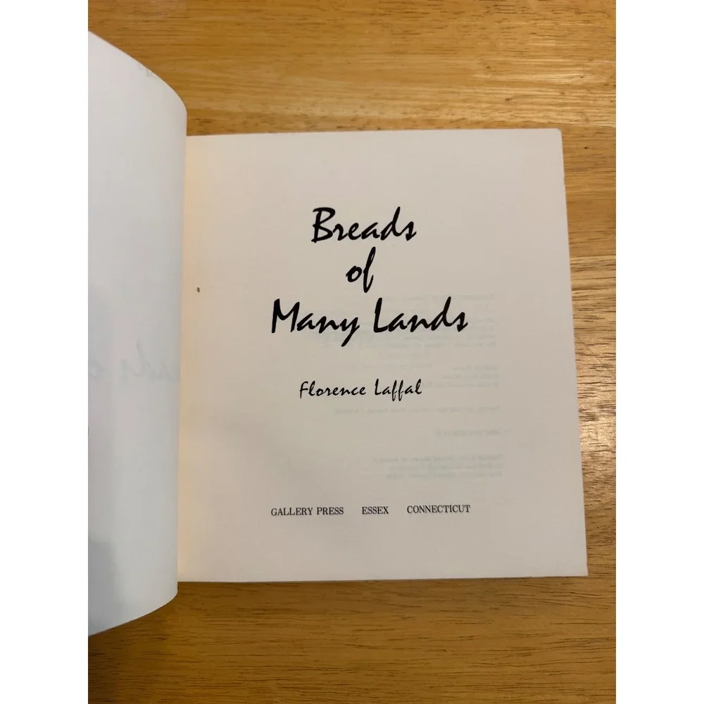 Breads of Many Lands Florence Laffal 1975 Vintage Cookbook International Recipes
